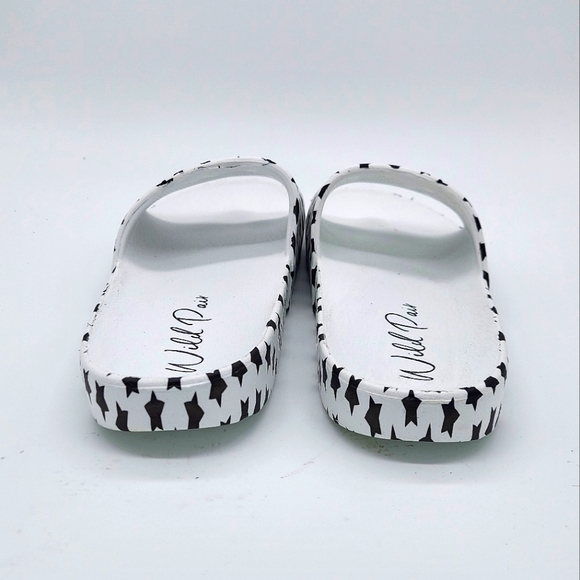 NWOT Wild Pair White Stars Slyde - Picture 4 of 7